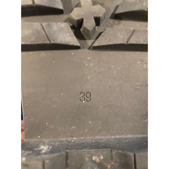 H & M Penny Loafers Womens EUR39/US8.5 Black Leather Retro Y2K Chunky Lug Sole - Picture 4 of 9